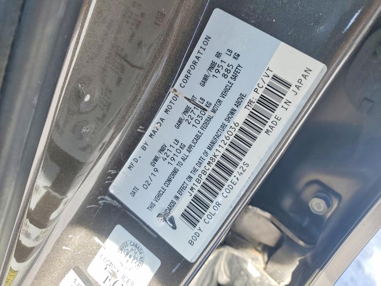 2019 MAZDA 3 PREFERRED PLUS photo 25