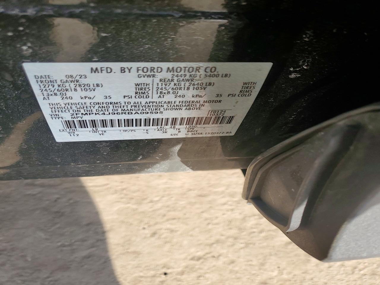 2024 FORD EDGE SEL photo 37