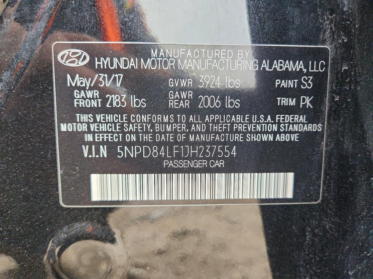 2018 HYUNDAI ELANTRA photo 13