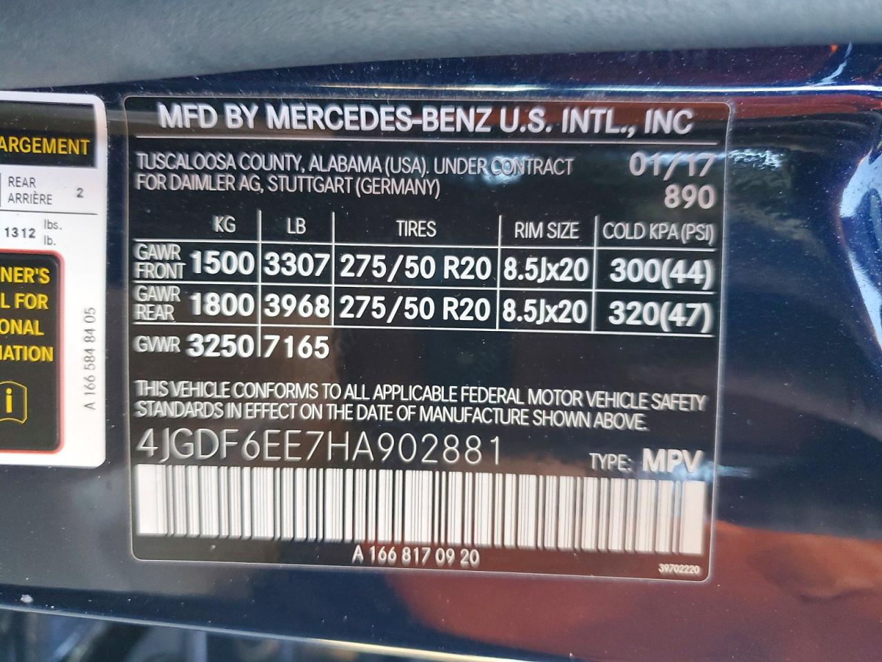 2017 MERCEDES-BENZ GLS 450 4MATIC photo 27