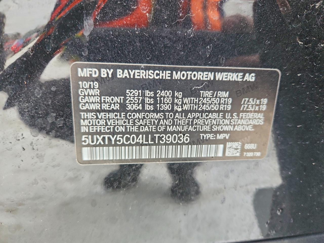 2020 BMW X3 XDRIVE30I photo 27
