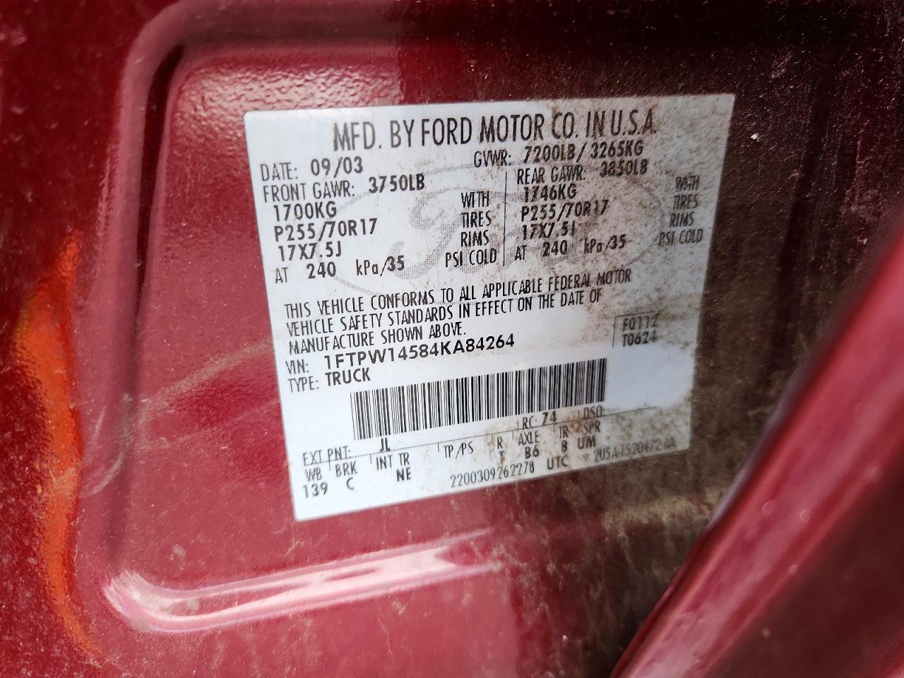 2004 FORD F150 SUPERCREW photo 34