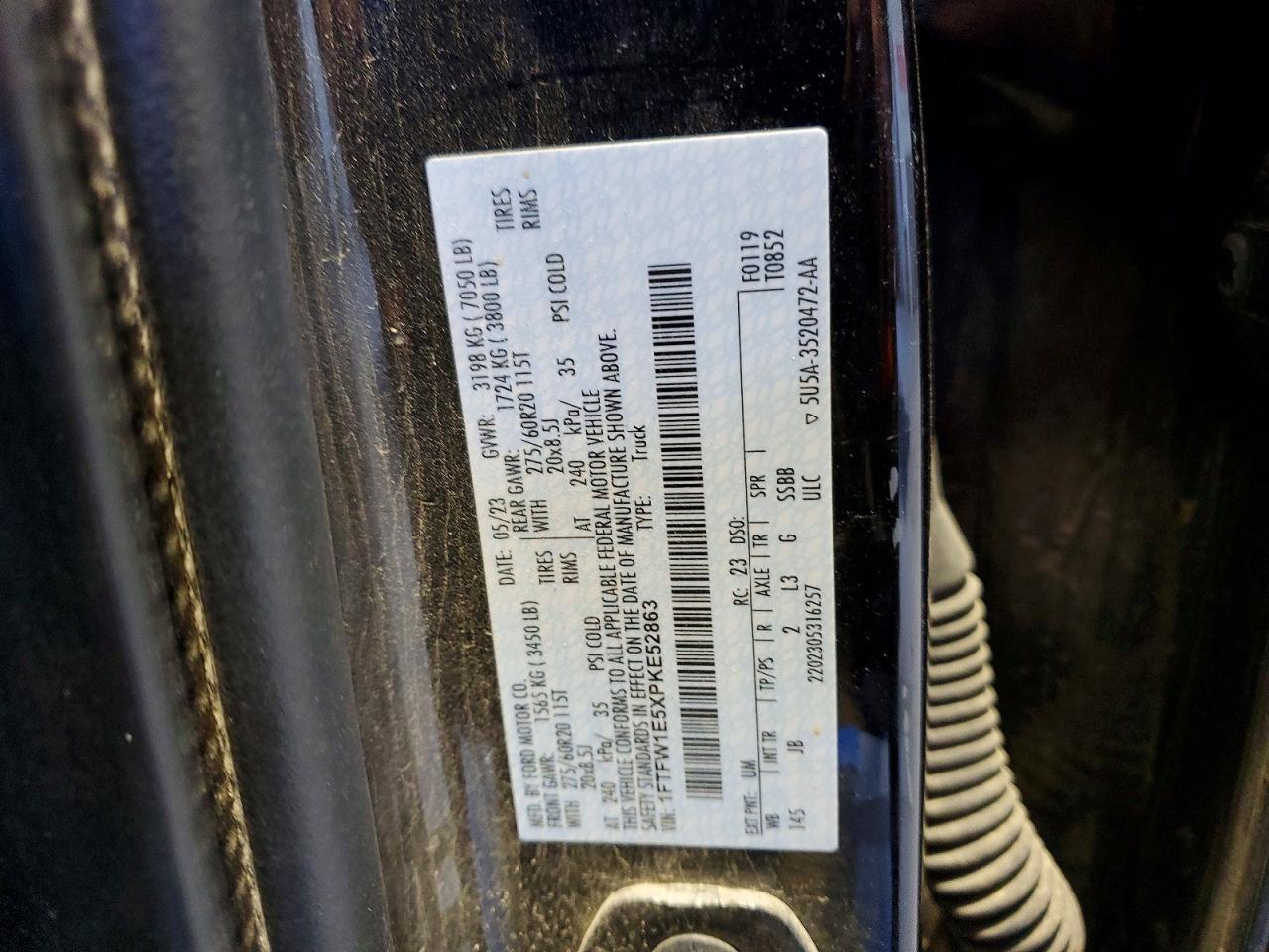 2023 FORD F150 SUPERCREW photo 12