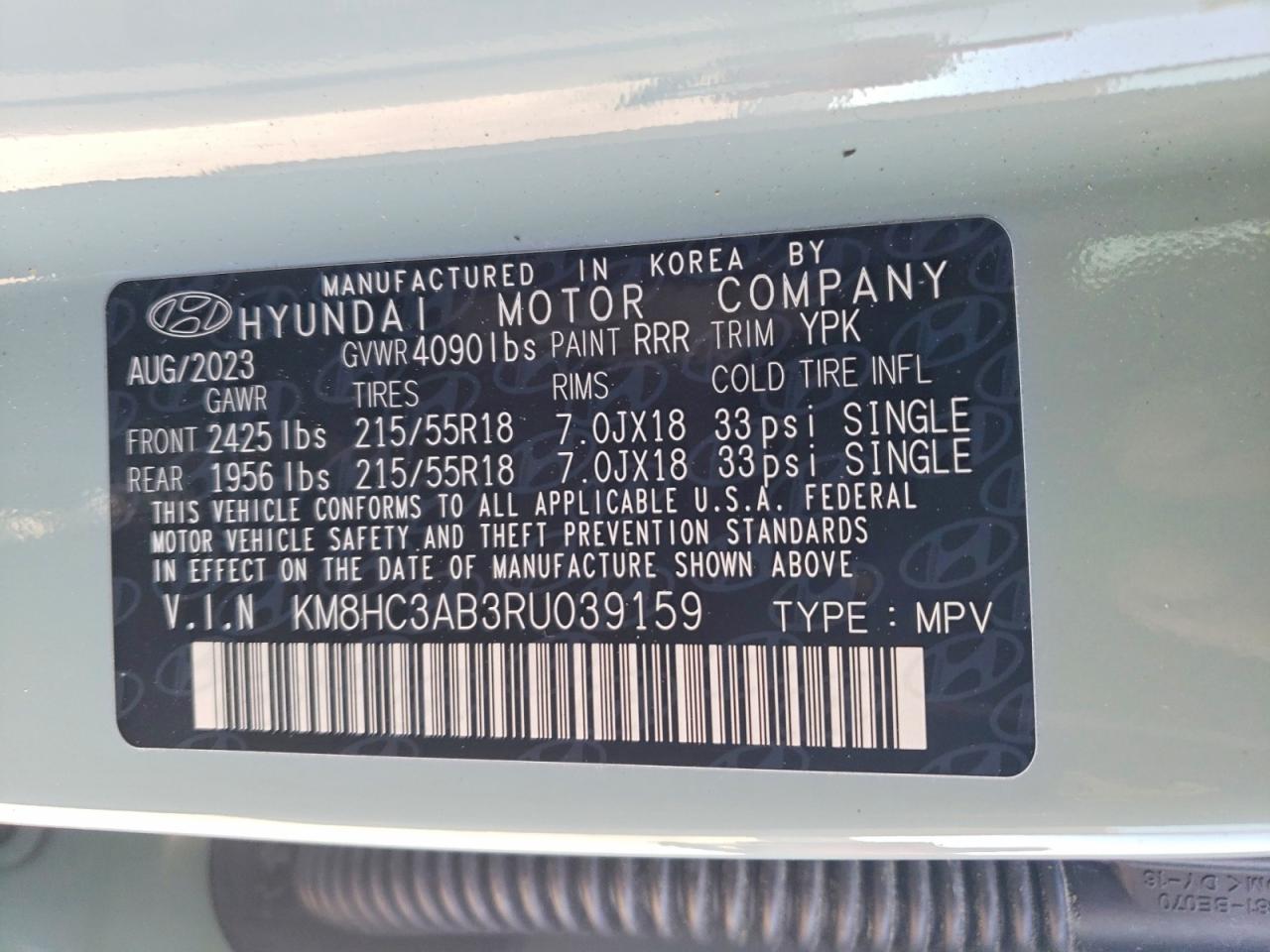 2024 HYUNDAI KONA SEL photo 13