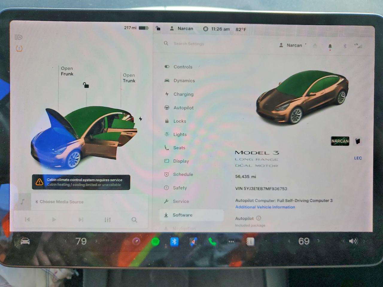 2021 TESLA MODEL 3 photo 17