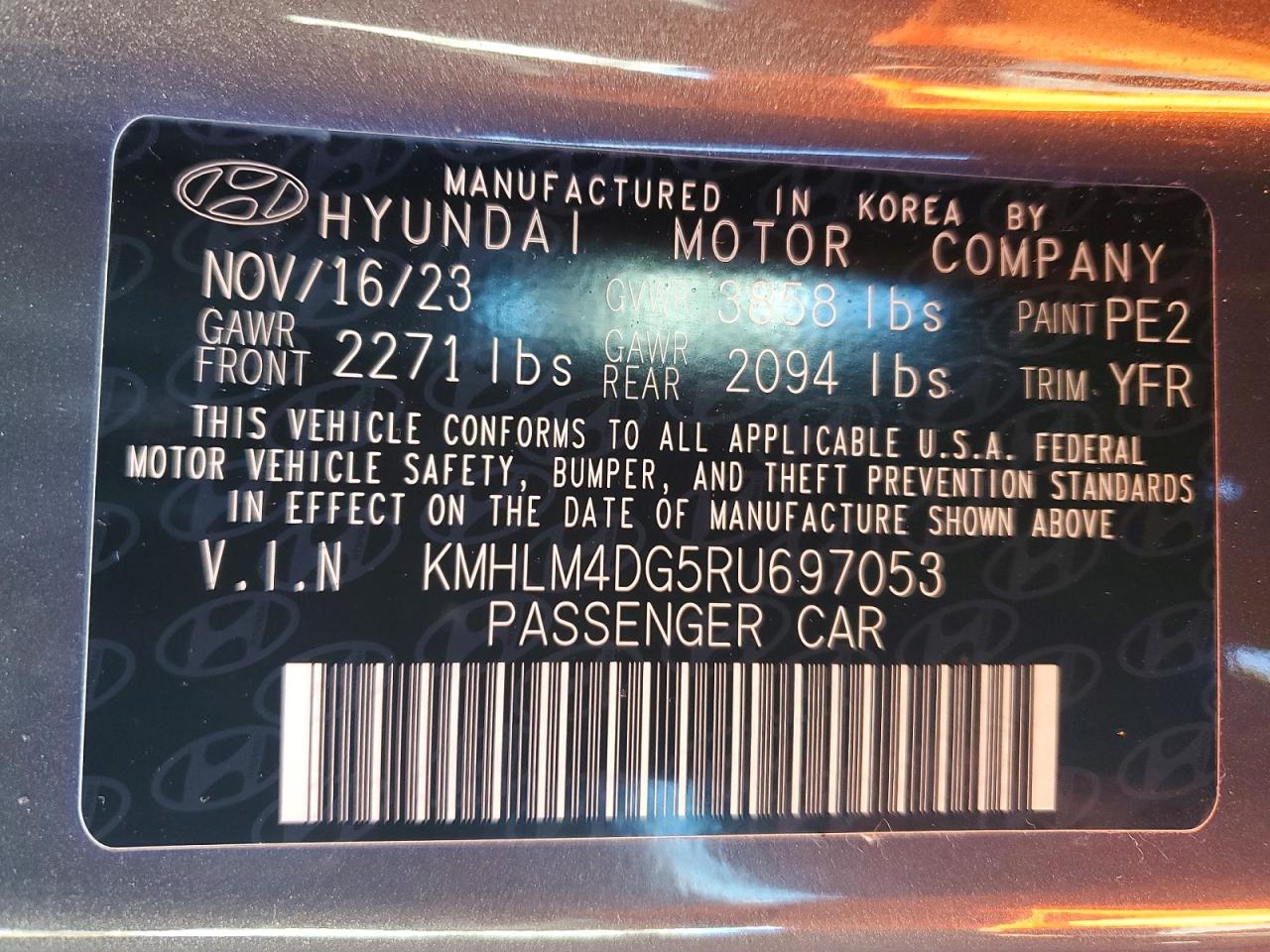2024 HYUNDAI ELANTRA SEL photo 34