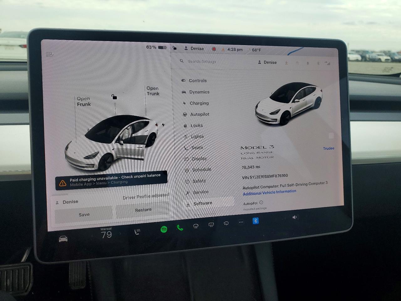 2021 TESLA MODEL 3 photo 9