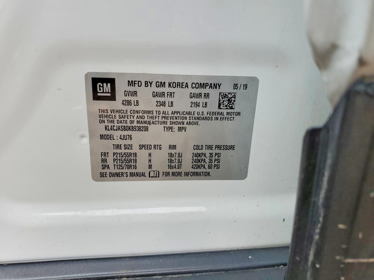 2019 BUICK ENCORE PREFERRED photo 37