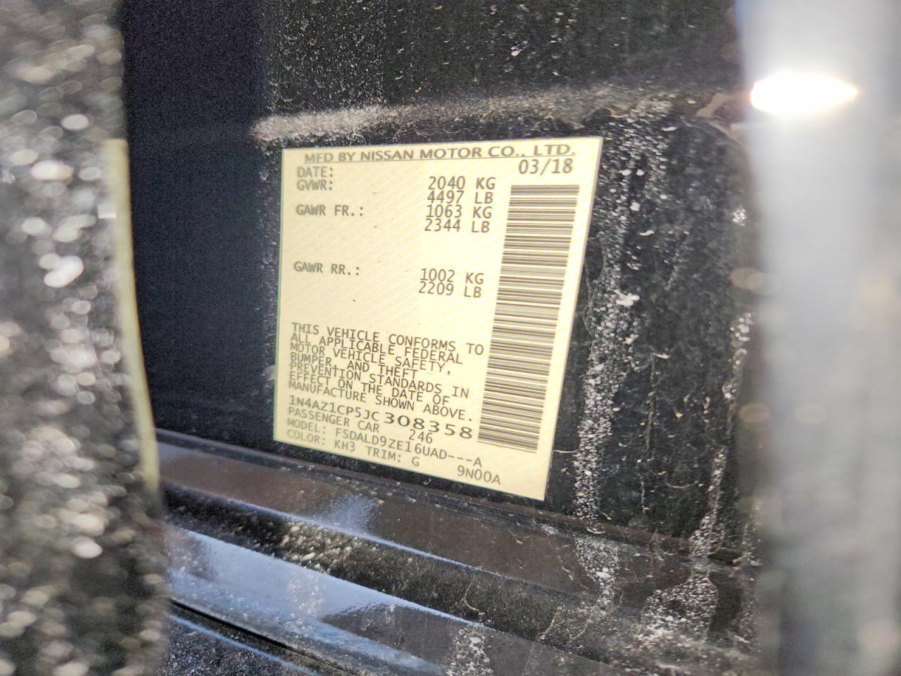 2018 NISSAN LEAF SV photo 23