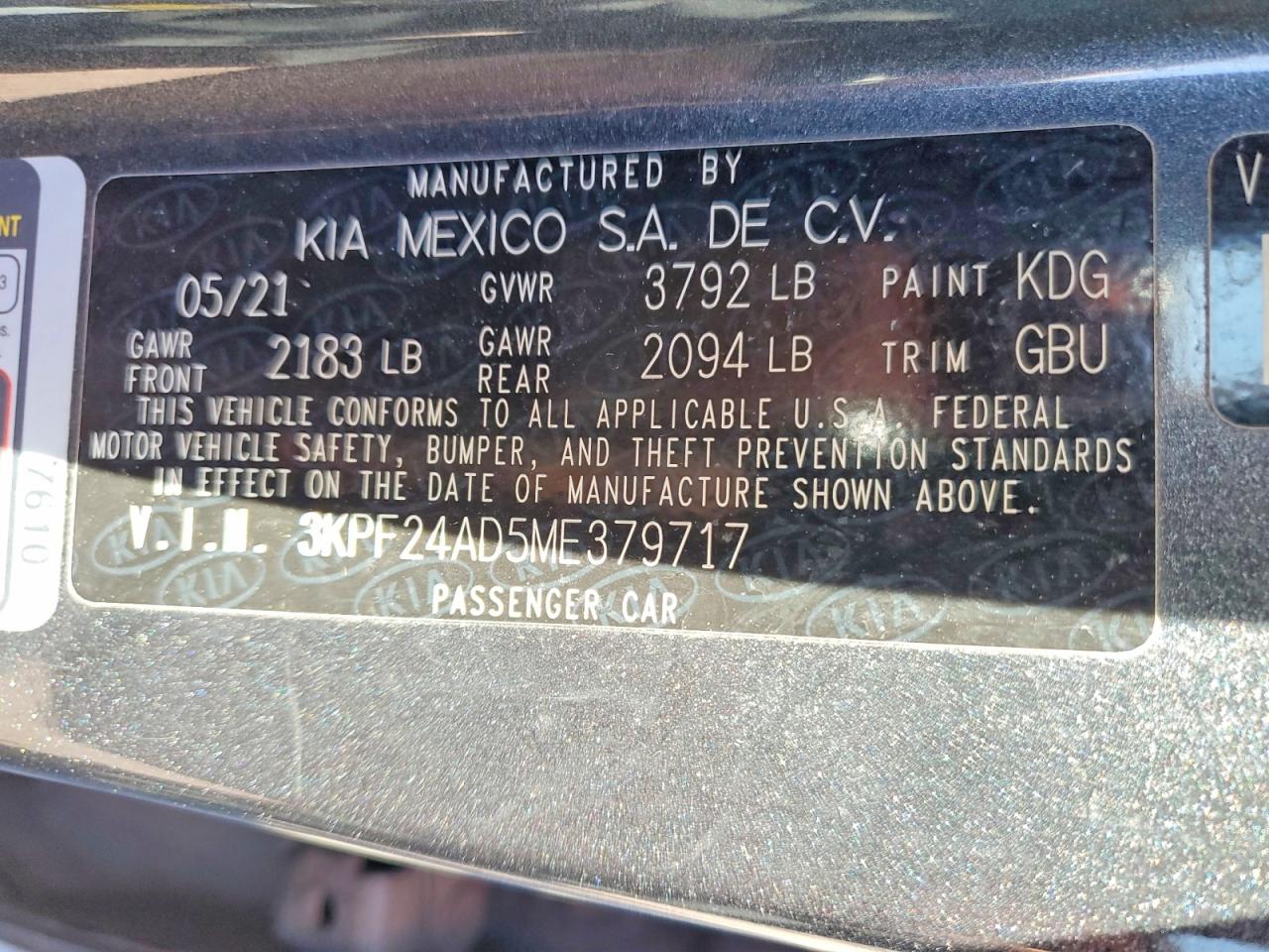 2021 KIA FORTE photo 34