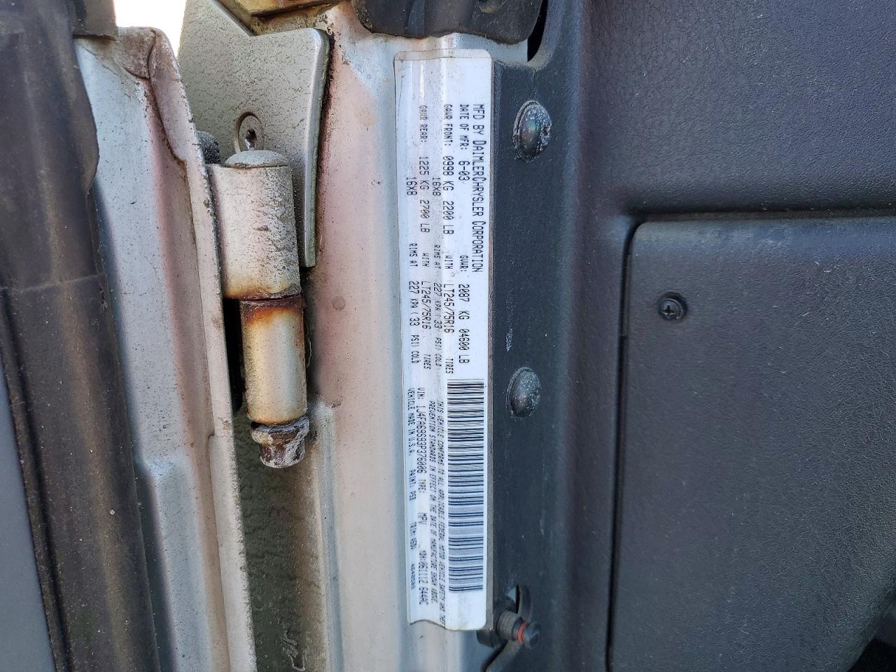 2003 JEEP WRANGLER / TJ RUBICON photo 23