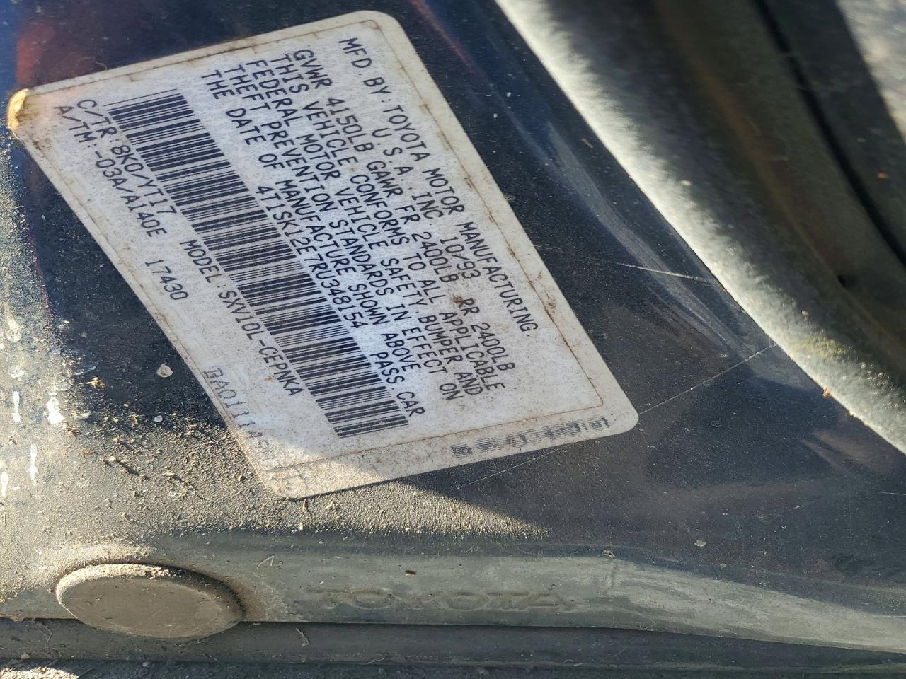 1994 TOYOTA CAMRY LE photo 37