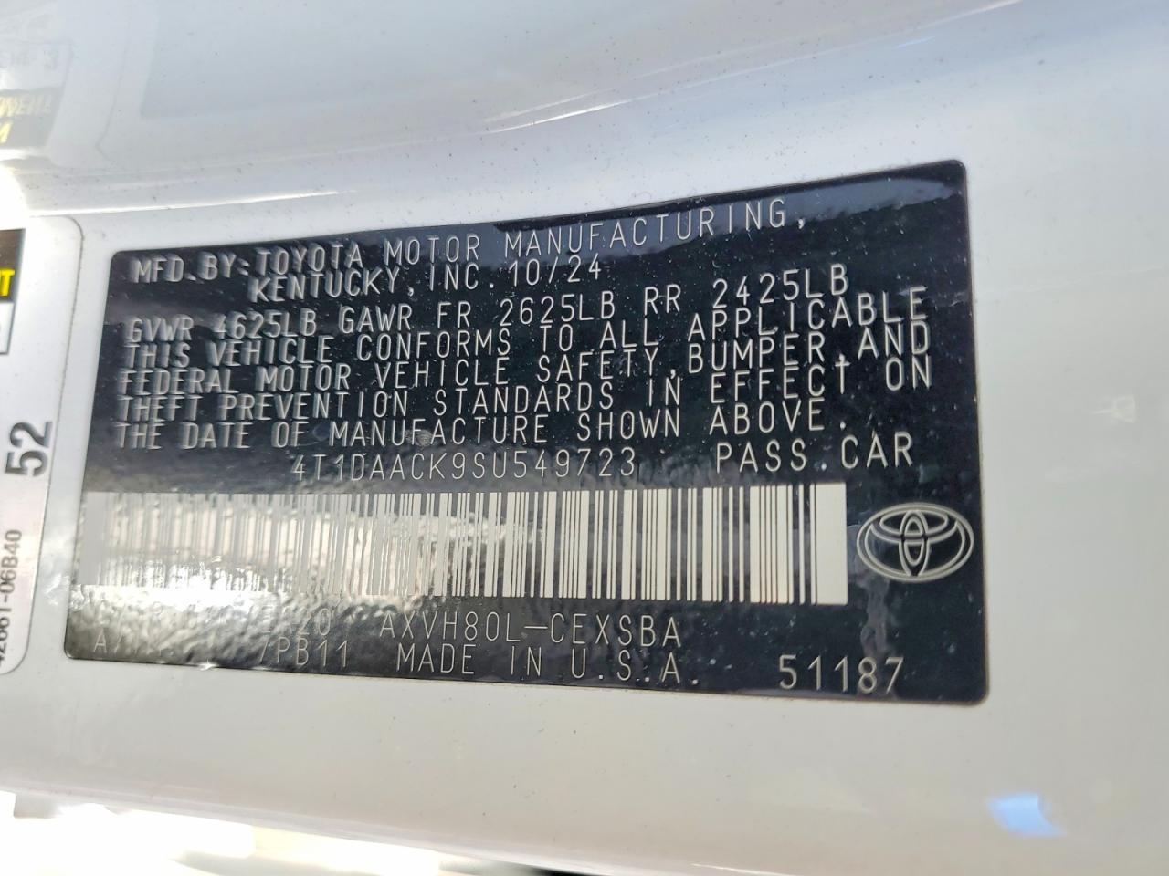 2025 TOYOTA CAMRY XSE photo 12