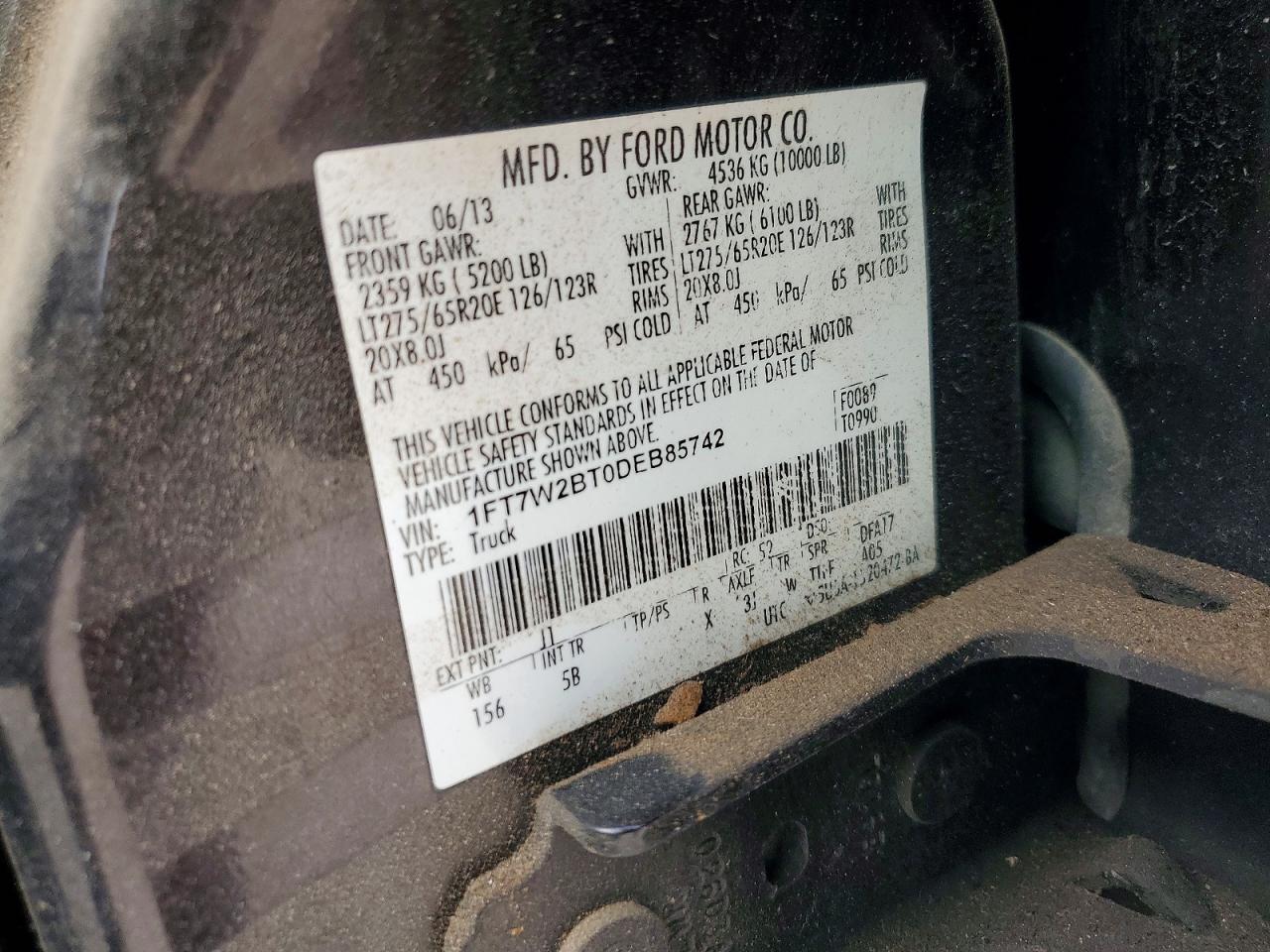 2013 FORD F250 SUPER DUTY photo 12