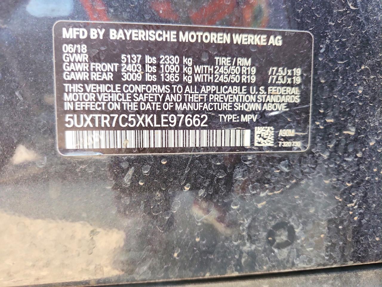 2019 BMW X3 SDRIVE30I photo 25