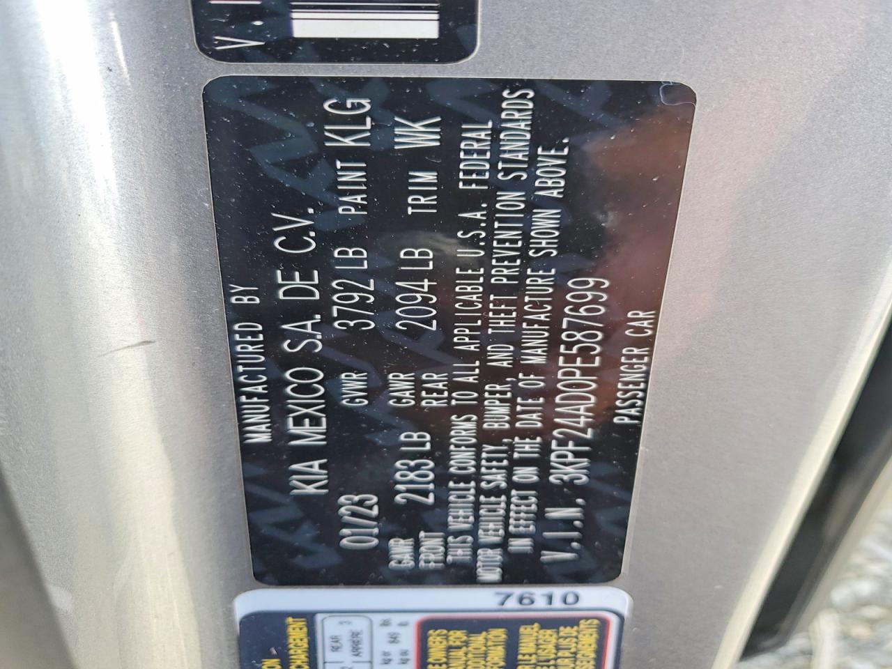 2023 KIA FORTE LXS photo 34