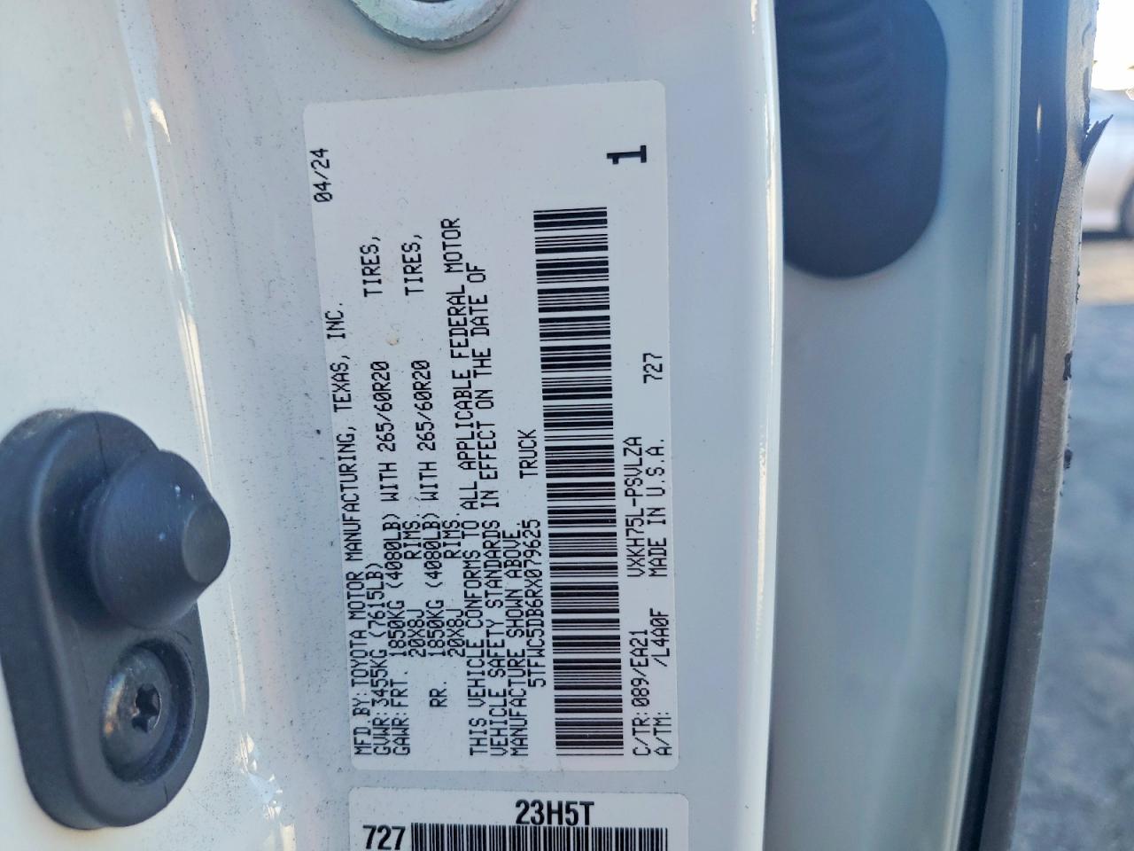2024 TOYOTA TUNDRA  LIMITED 4WD V6 HYBRID CREW photo 12