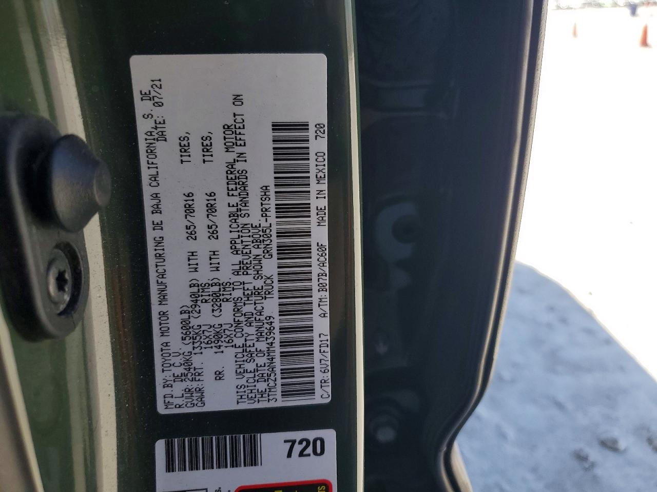 2021 TOYOTA TACOMA TRD OFF-ROAD photo 23