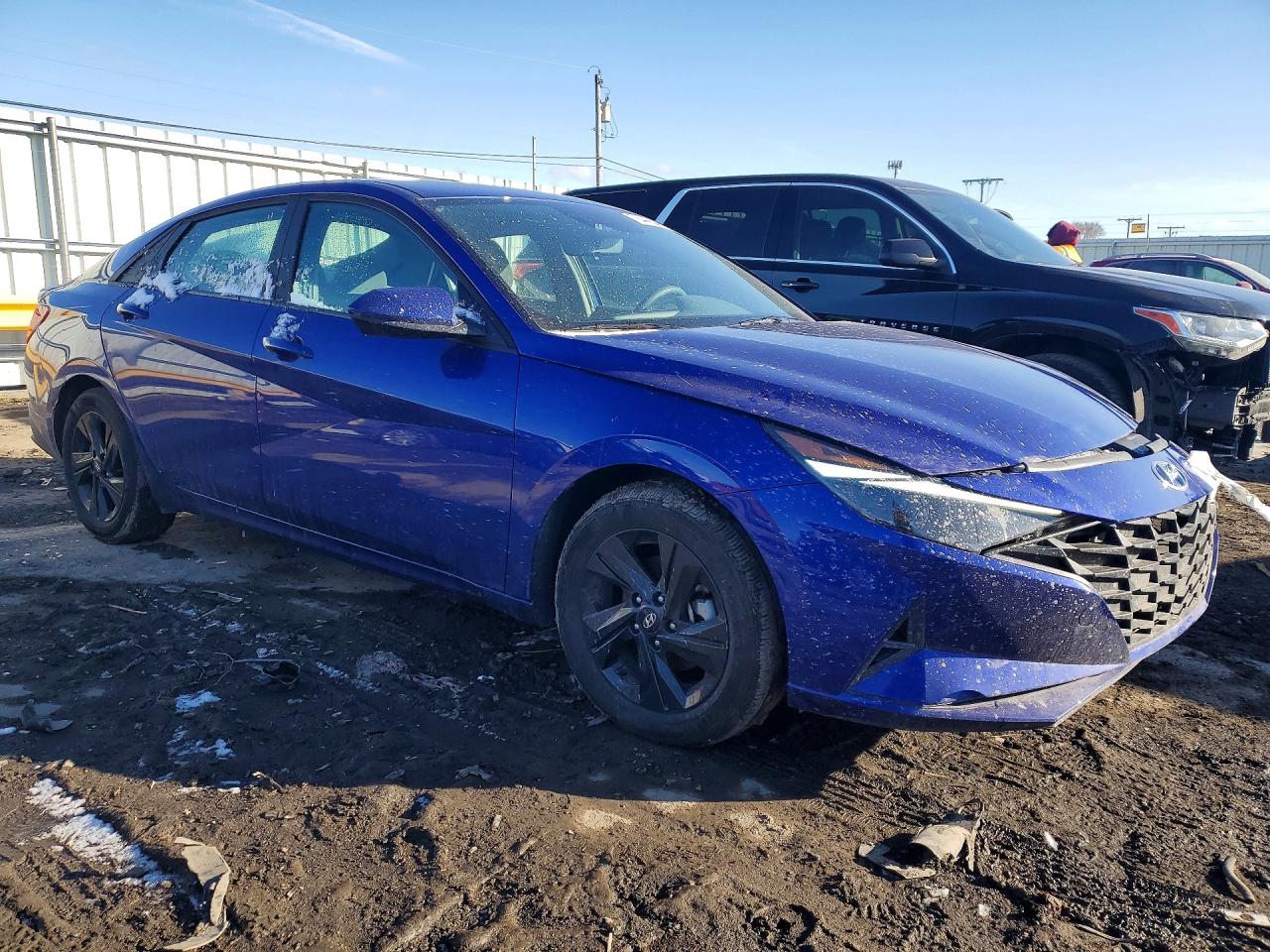 2023 HYUNDAI ELANTRA BLUE photo 7