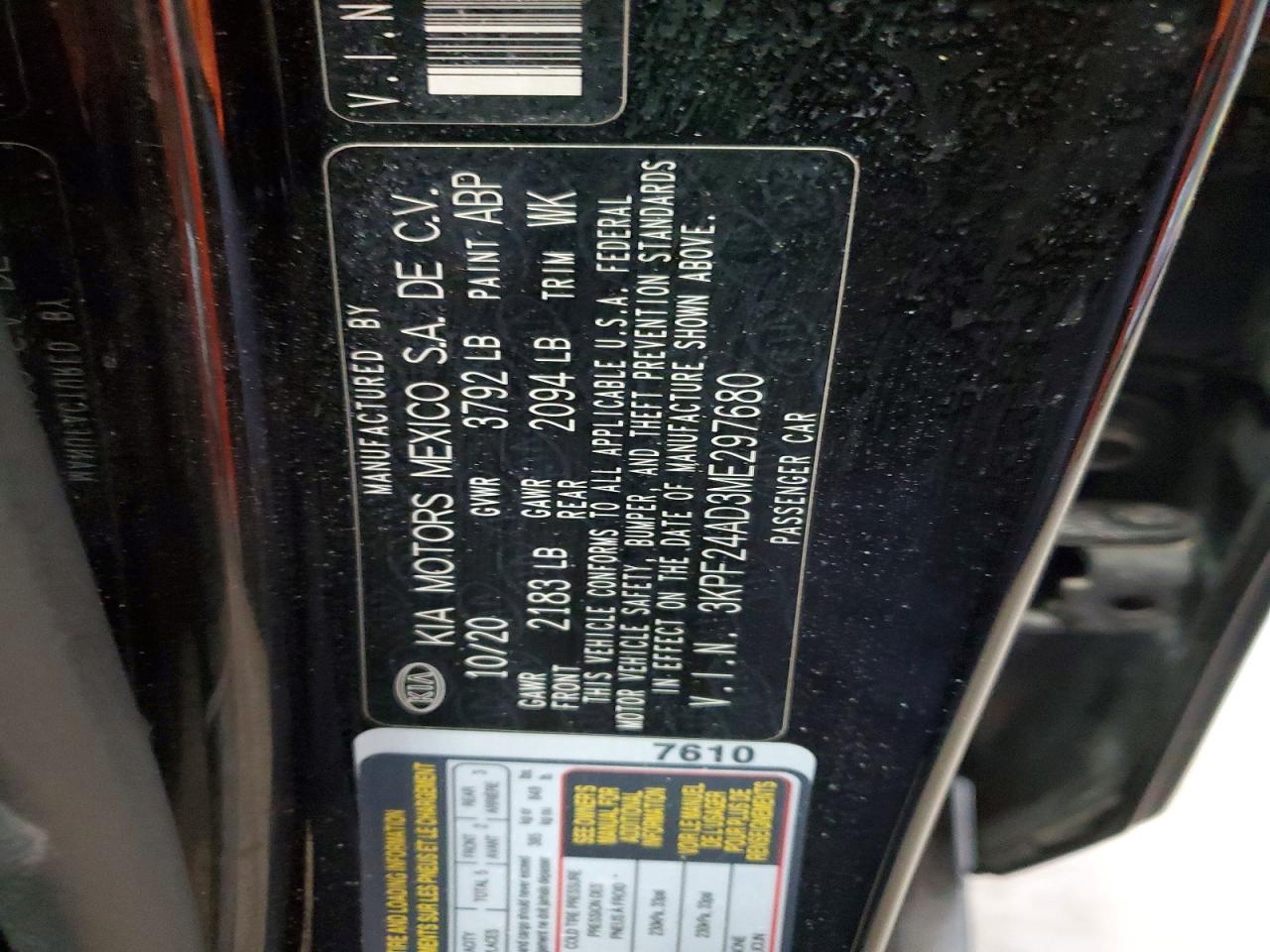 2021 KIA FORTE LXS photo 23