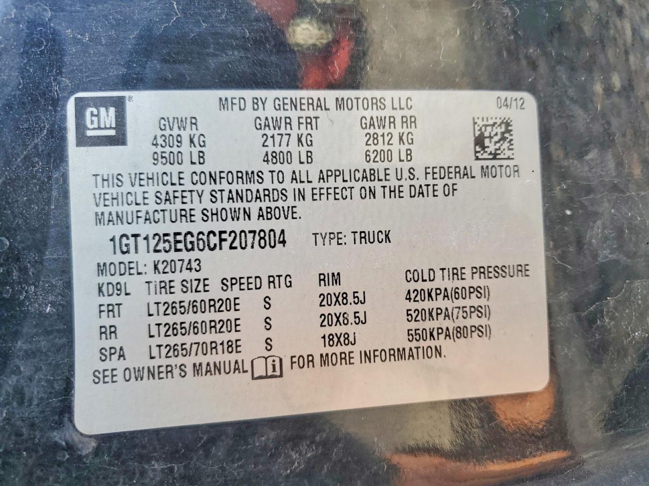 2012 GMC SIERRA K2500 DENALI photo 23