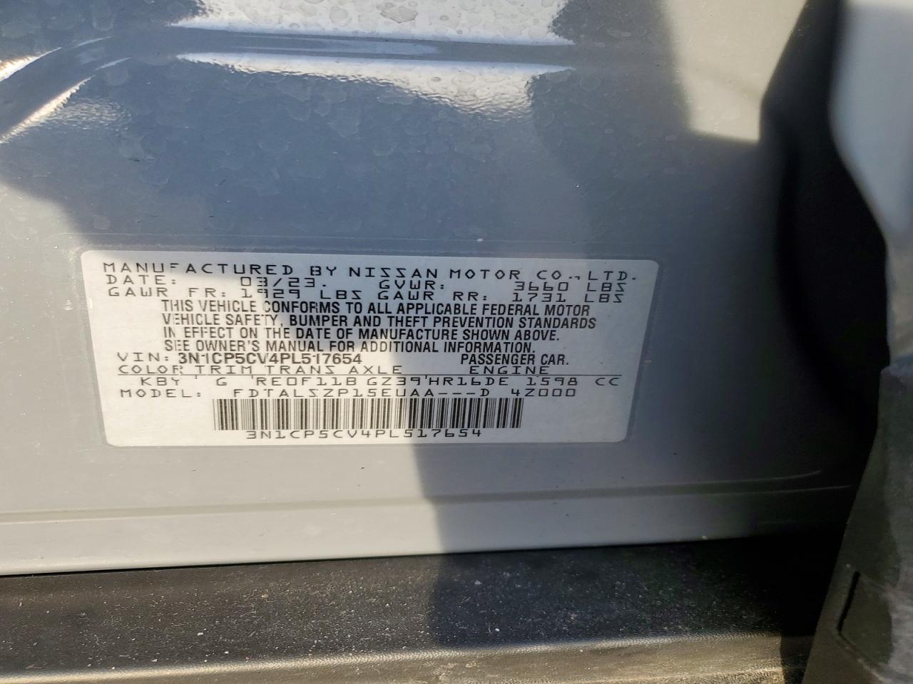 2023 NISSAN KICKS SV photo 12