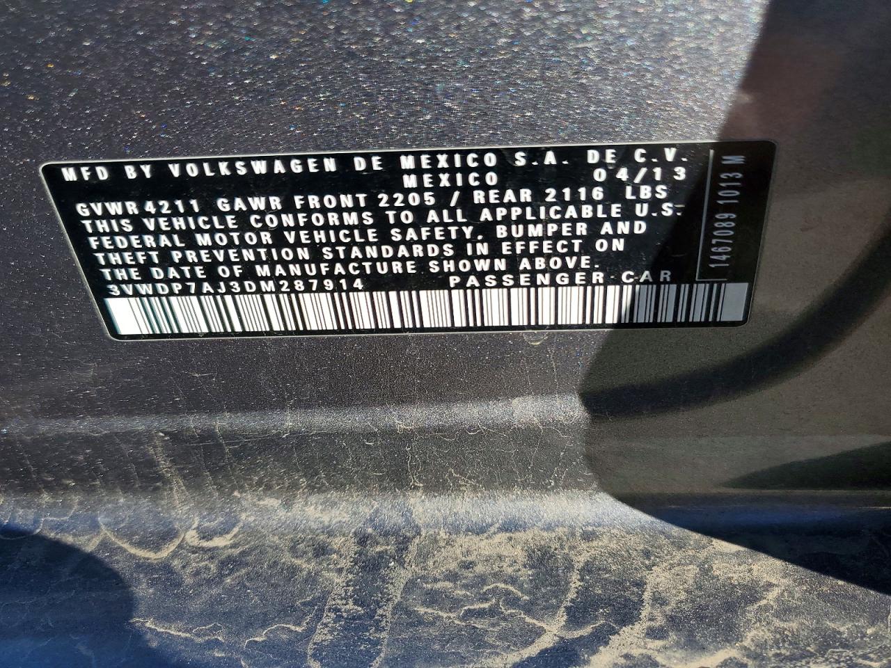2013 VOLKSWAGEN JETTA SE photo 34