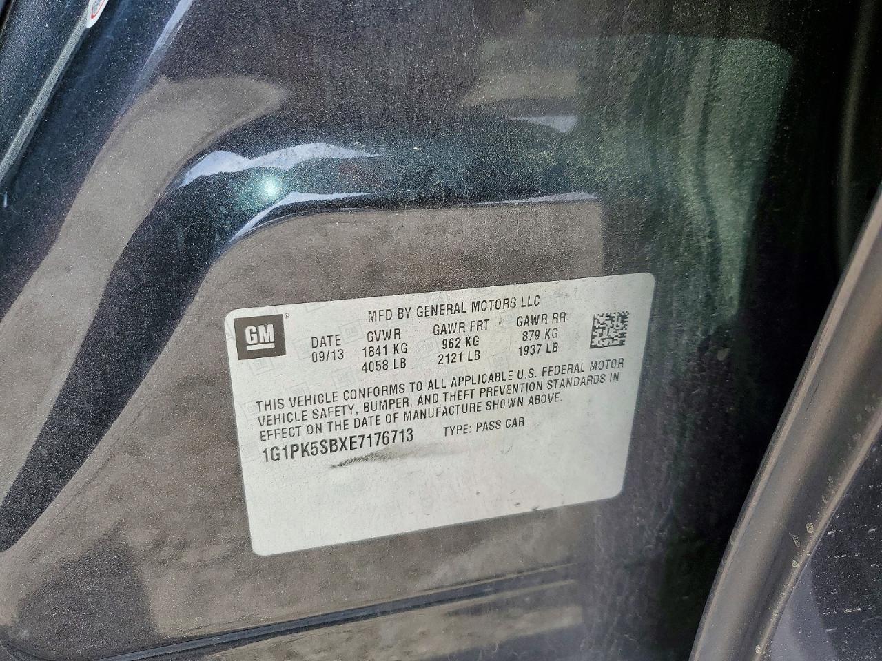 2014 CHEVROLET CRUZE LT photo 12