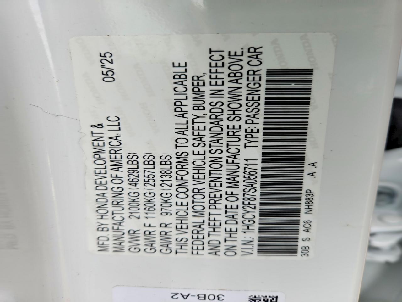 2025 HONDA ACCORD TOURING HYBRID photo 23
