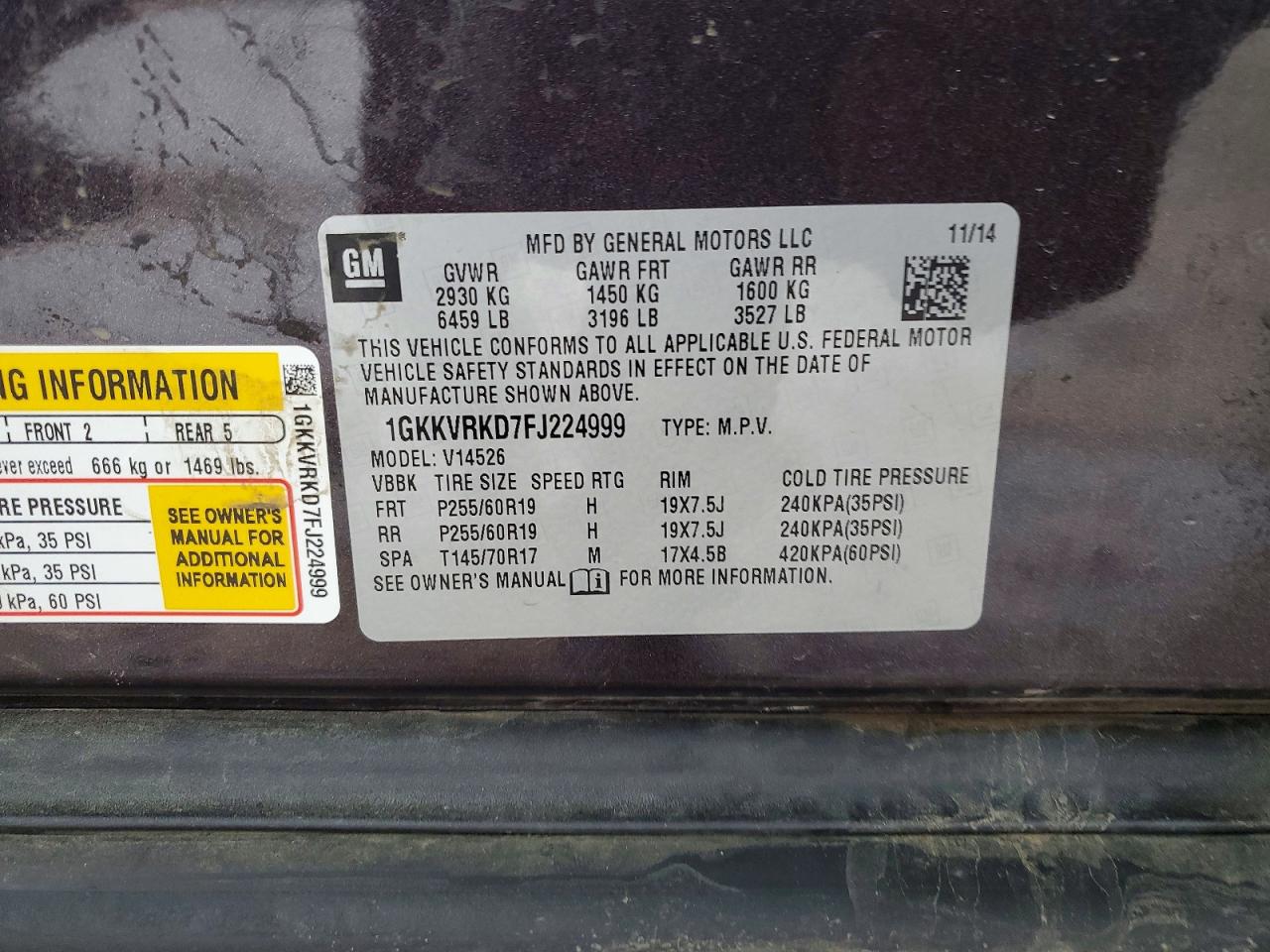 2015 GMC ACADIA SLT-1 photo 25
