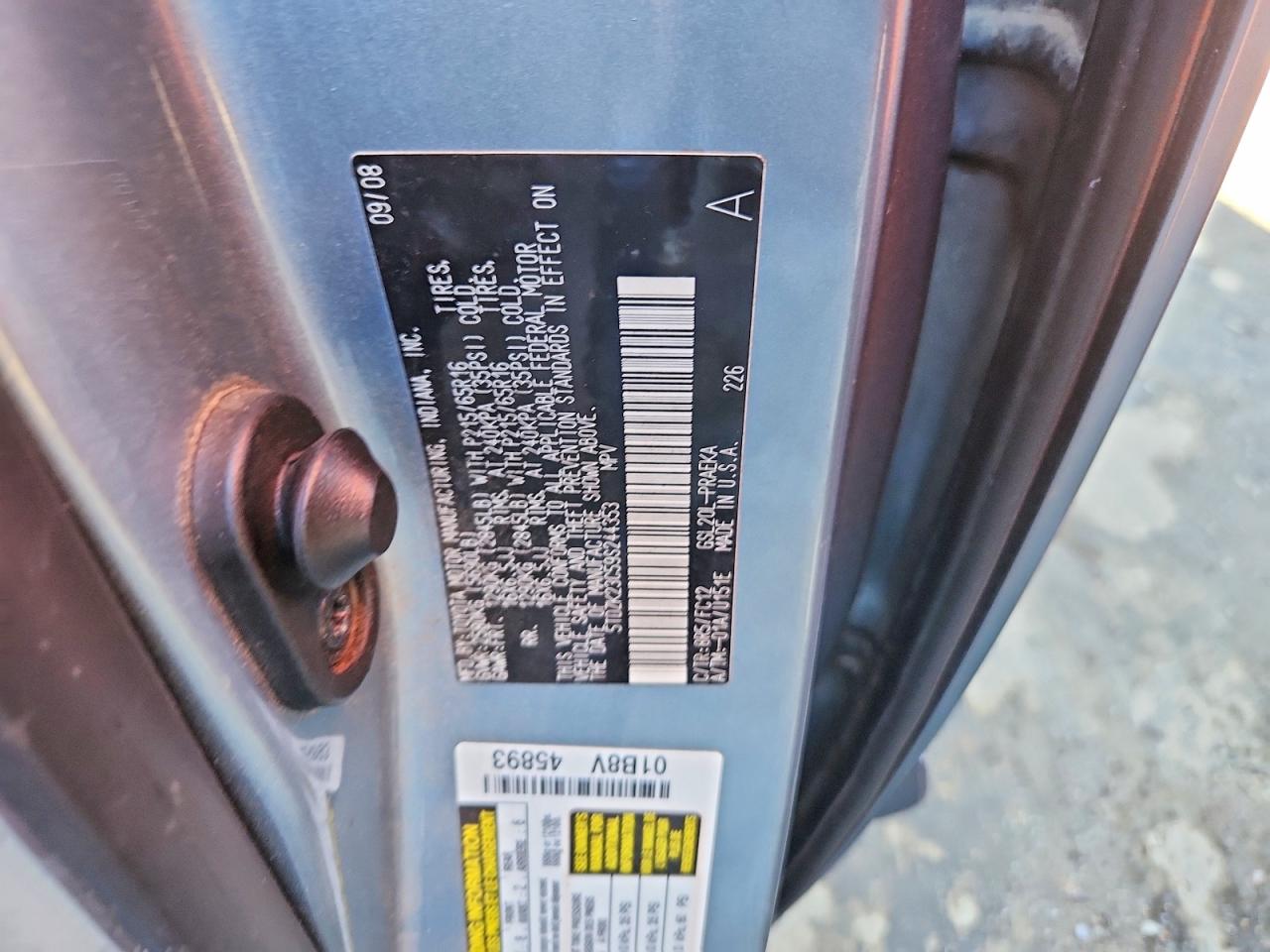 2009 TOYOTA SIENNA CE photo 13