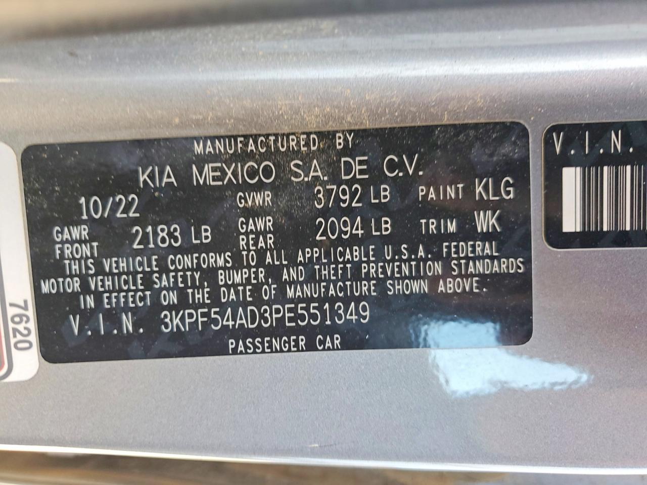2023 KIA FORTE GT-LINE photo 12