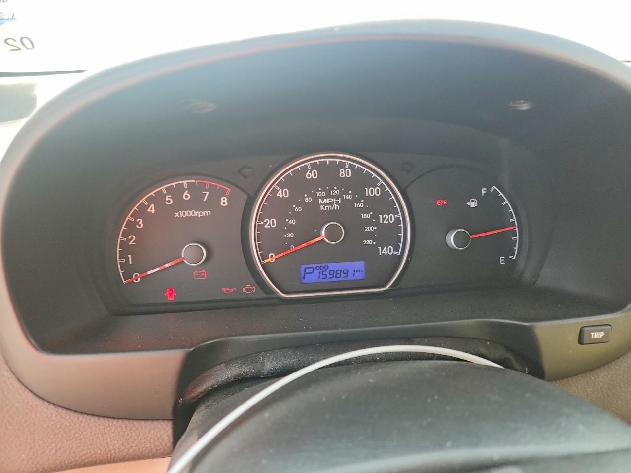 2010 HYUNDAI ELANTRA BLUE photo 9
