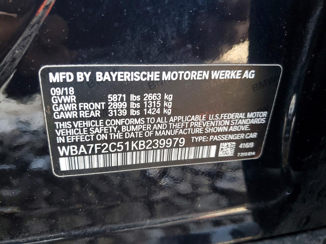 2019 BMW ALPINA B7 photo 12