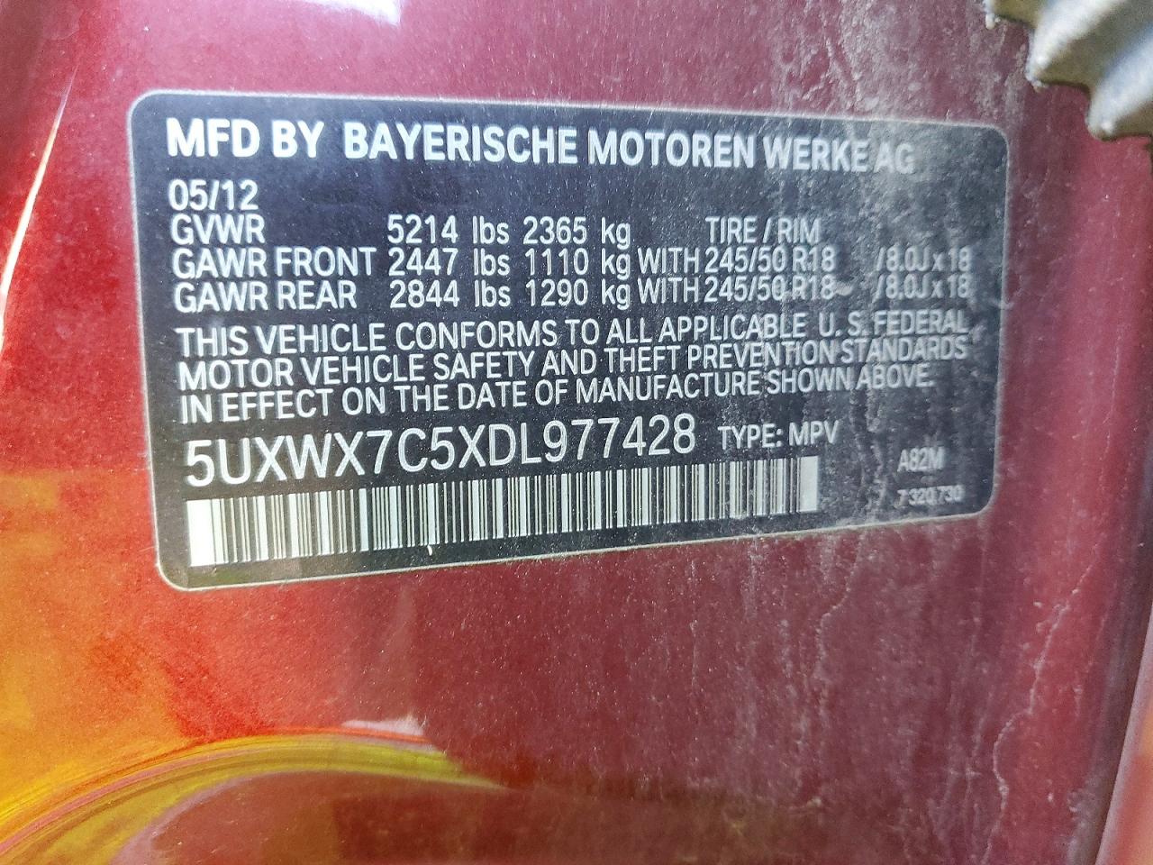2013 BMW X3 XDRIVE35I photo 23