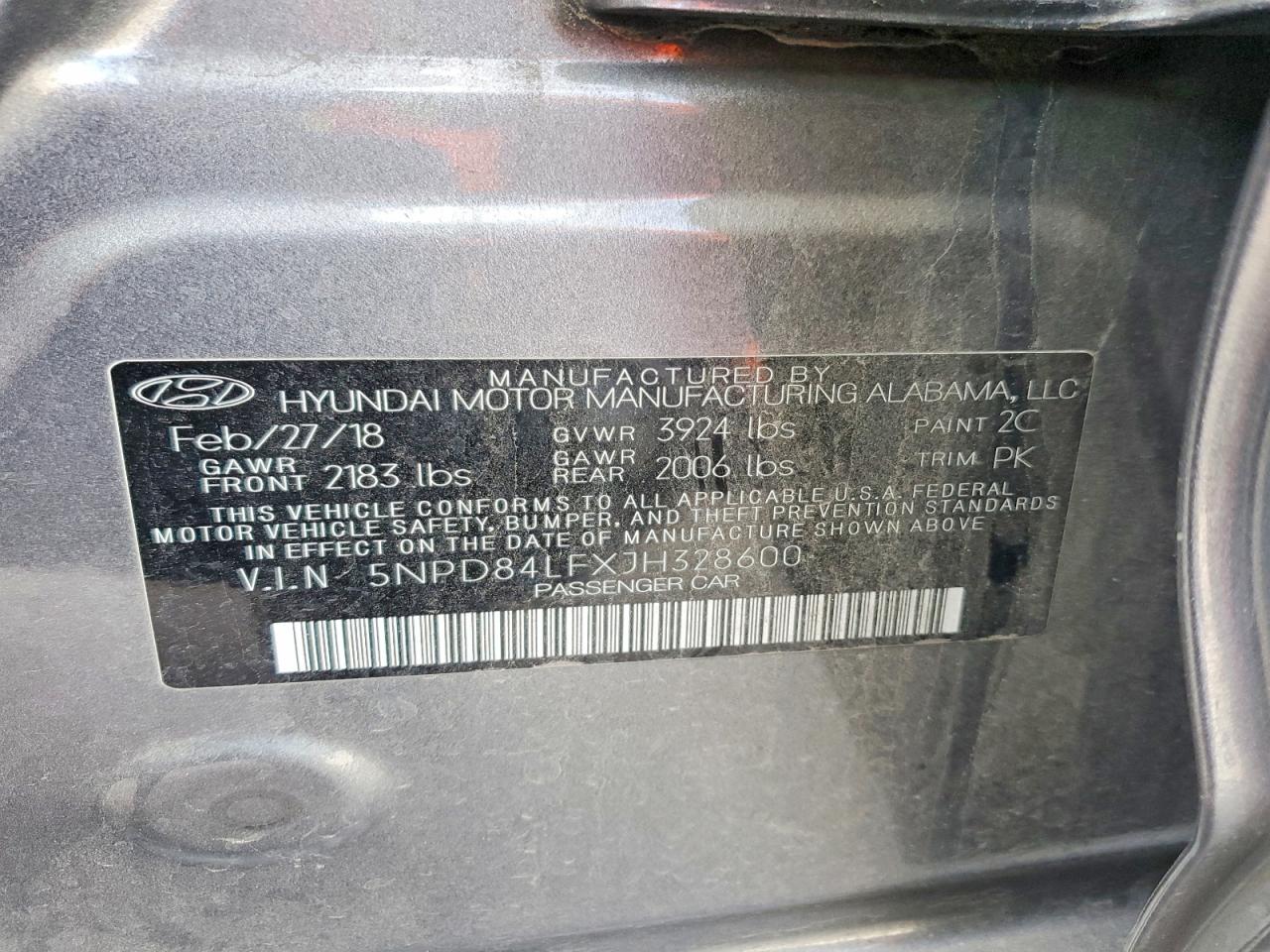 2018 HYUNDAI ELANTRA SEL photo 12