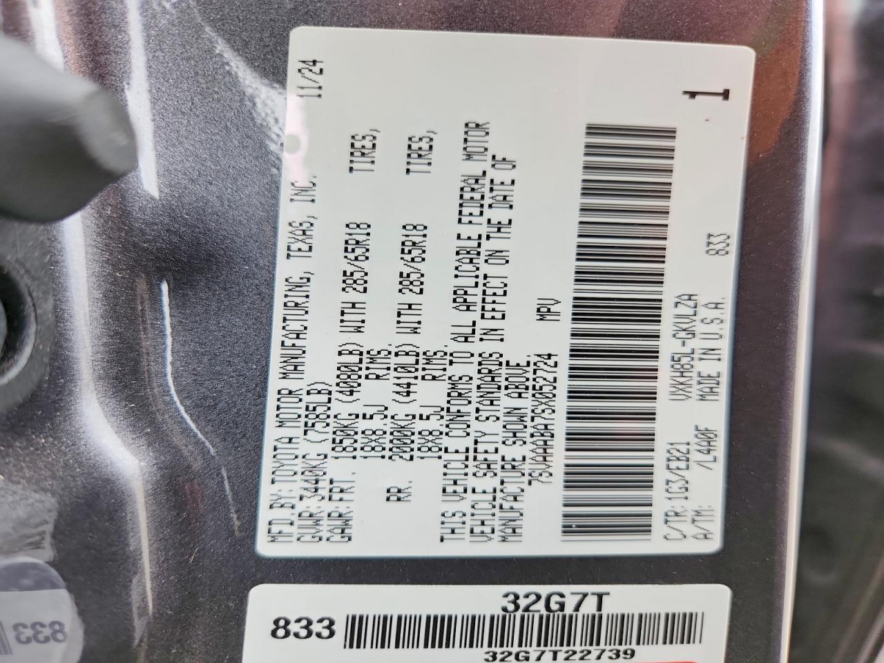 2025 TOYOTA SEQUOIA SR5 photo 27