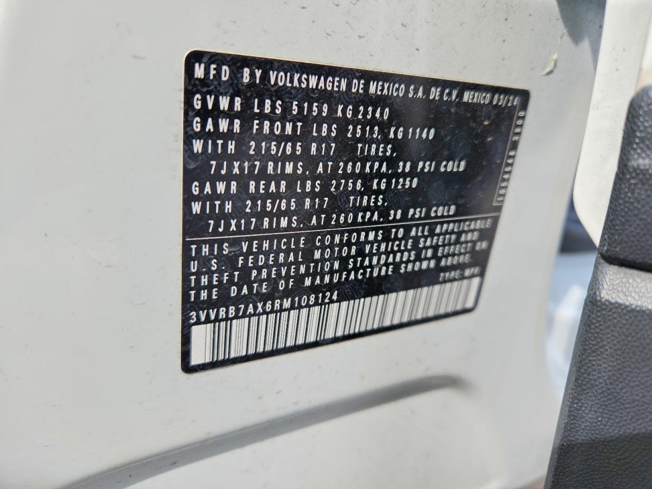 2024 VOLKSWAGEN TIGUAN S photo 25
