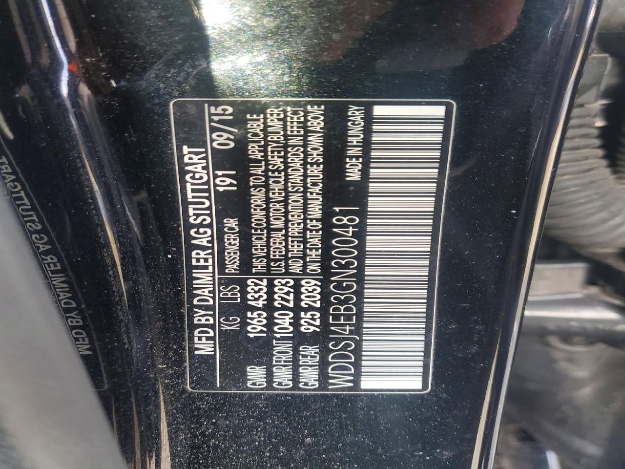 2016 MERCEDES-BENZ CLA 250 photo 13