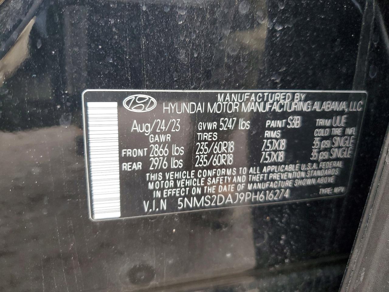 2023 HYUNDAI SANTA FE SEL photo 25