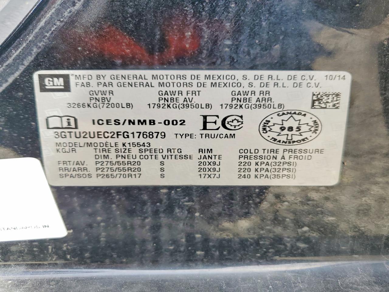 2015 GMC SIERRA K1500 SLE photo 25