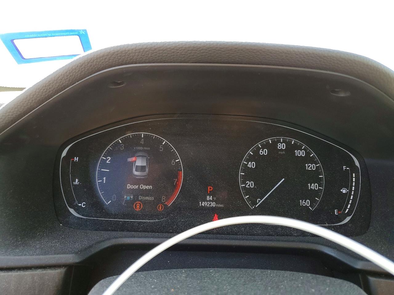2018 HONDA ACCORD EX photo 9