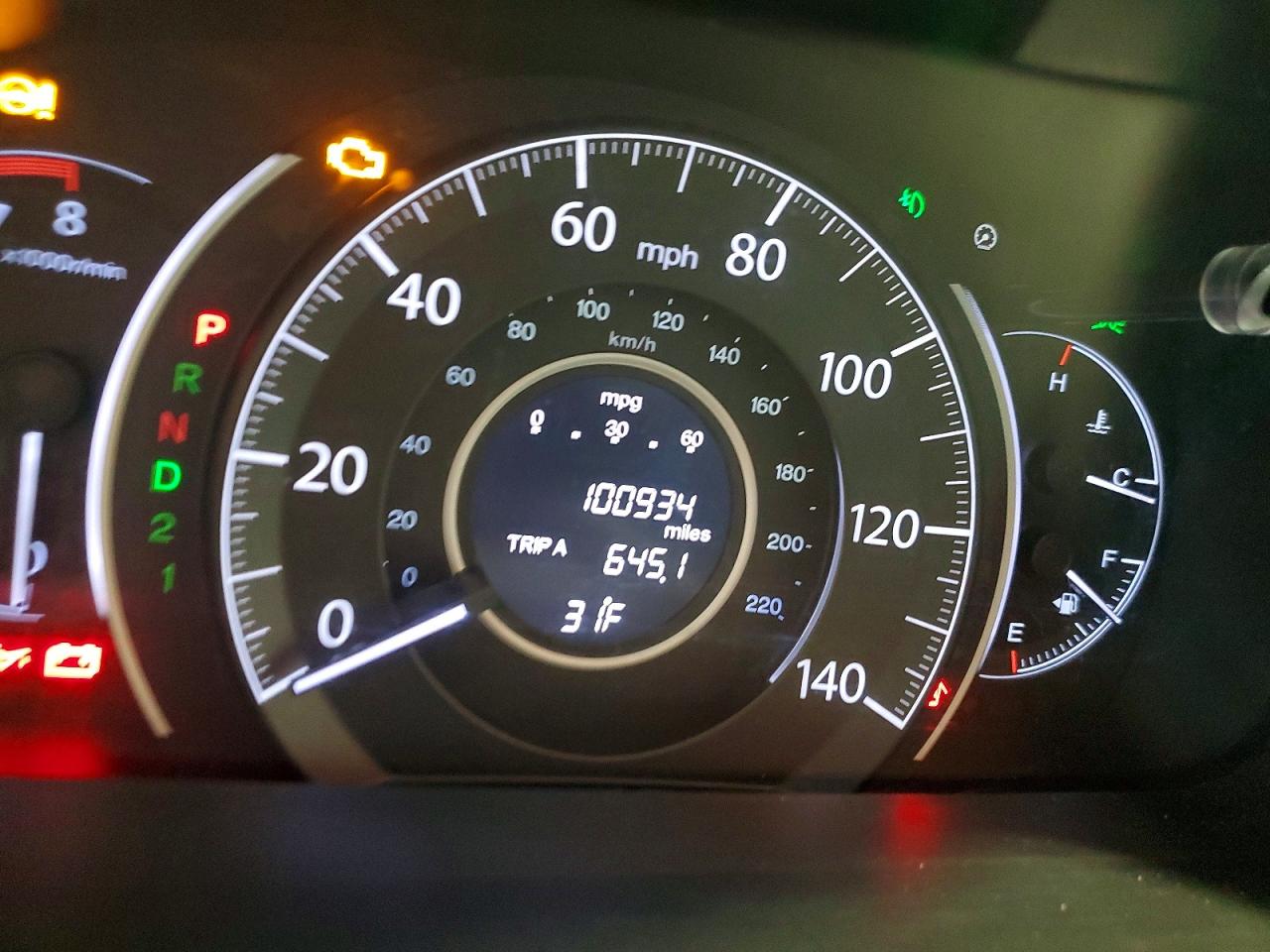 2013 HONDA CR-V EXL photo 9