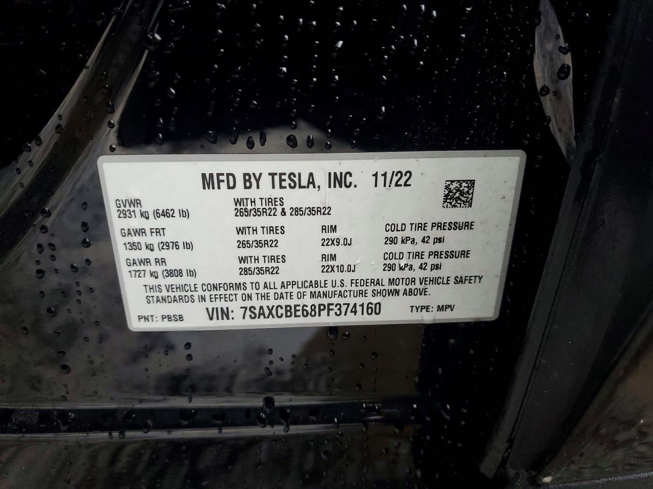 2023 TESLA MODEL X photo 13