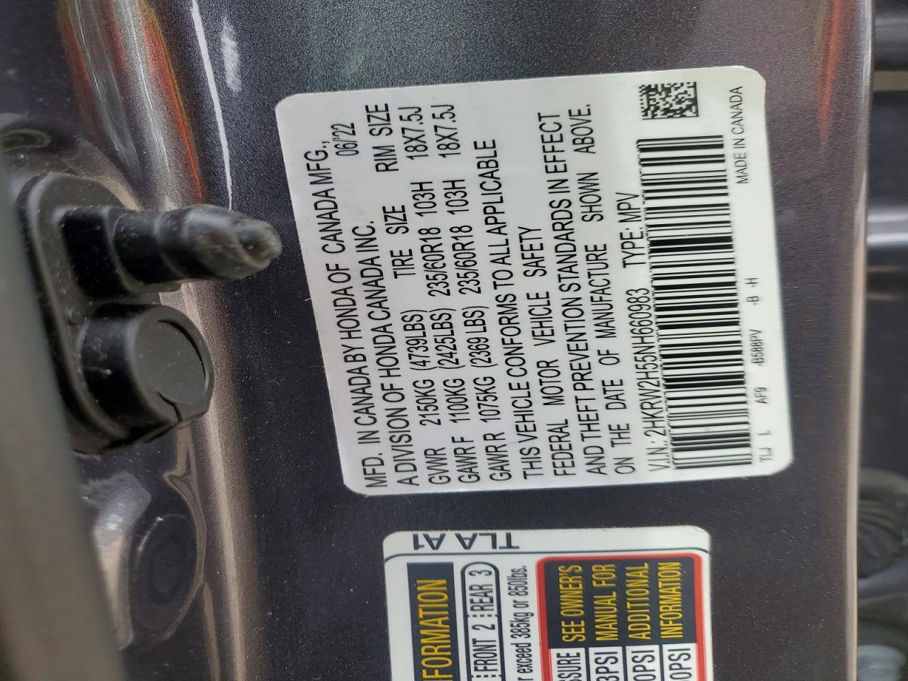 2020 HONDA CR-V EX photo 27