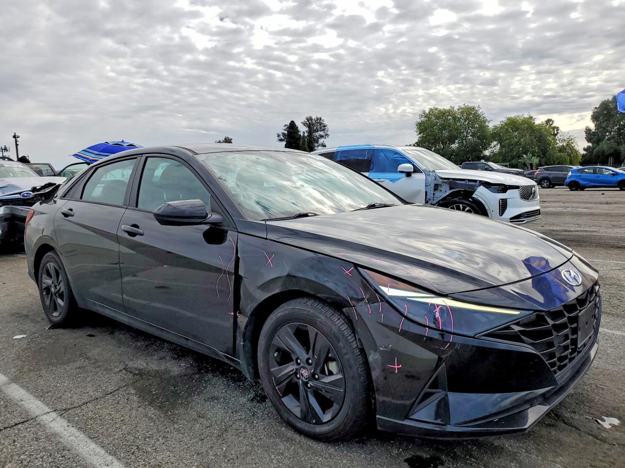 2023 HYUNDAI ELANTRA BLUE photo 7