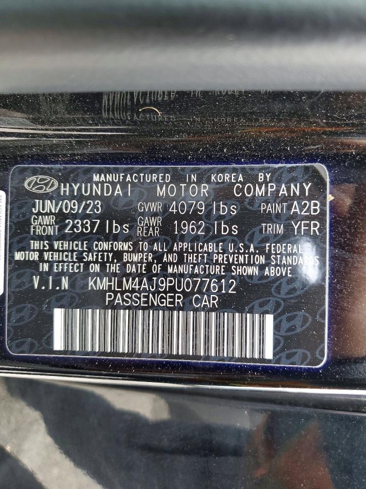 2023 HYUNDAI ELANTRA BLUE photo 23