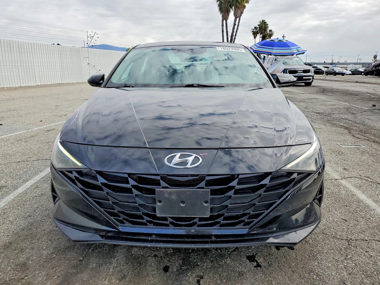 2023 HYUNDAI ELANTRA BLUE photo 9