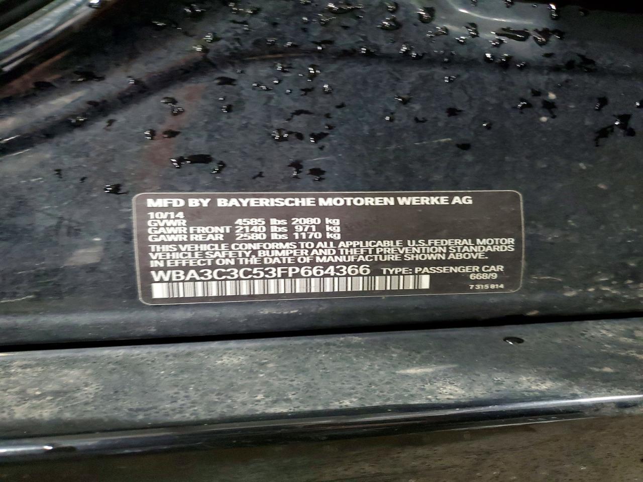 2015 BMW 320 I XDRIVE photo 23