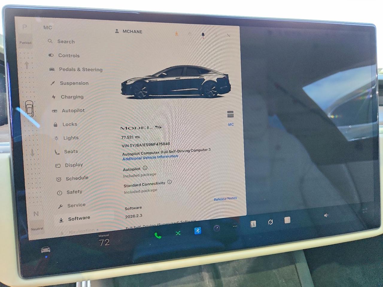 2022 TESLA MODEL S photo 17